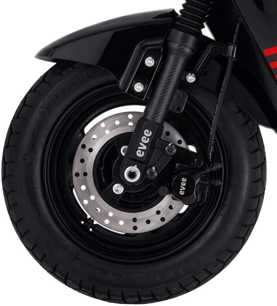 Front disc, rear drum